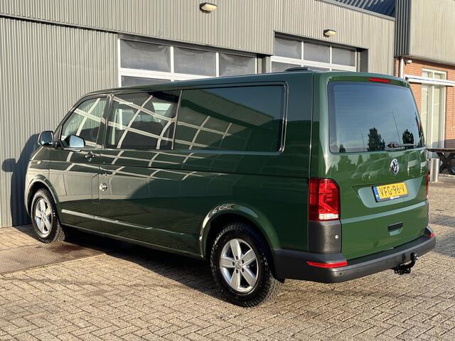 Volkswagen TRANSPORTER 2.0 TDI L2H1 4x4 DC 150pk 4 motion Bpm vrij Standkachel Trekhaak 2500kg App conect Cruise controle Navigatie Sperdif 1e eigenaar Bpm Vrij Dealer onderhouden Vierwielaandrijving