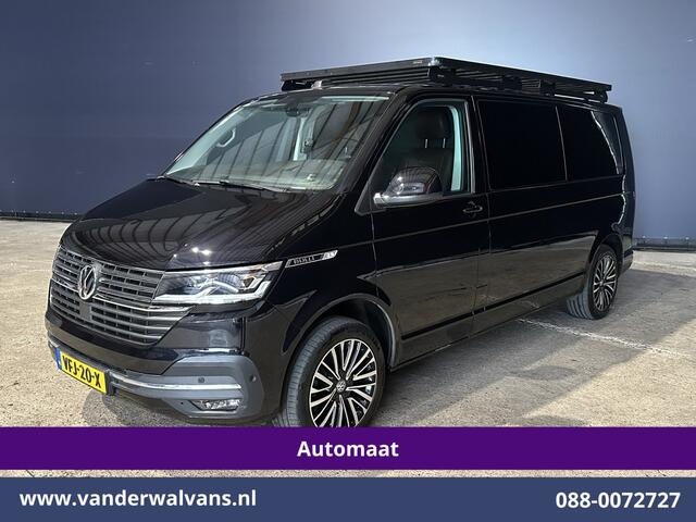 Volkswagen TRANSPORTER 2.0 TDI 200pk Automaat L2H1 Bulli inrichting Euro6 Airco | Camera | 2500kg Trekhaak | Imperiaal | Apple Carplay | LED Cruisecontrol, Android Auto LM Velgen, Lederen bekleding, Stoelverwarming, Parkeersensoren