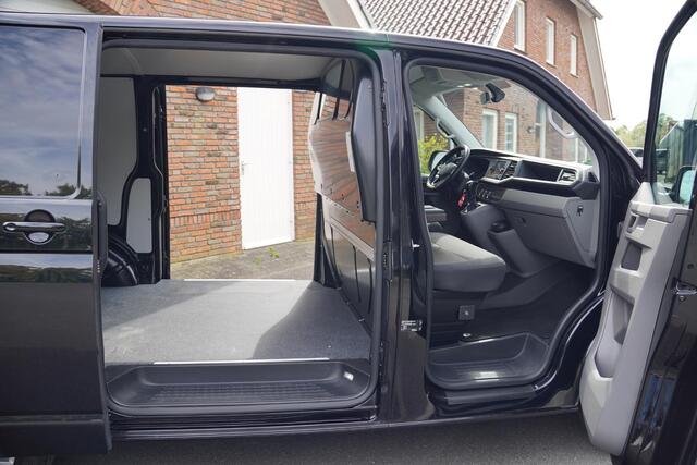 Volkswagen TRANSPORTER T6.1 2.0 TDI 150 pk DSG 2x Schuifdeur-L1H1-Clima-KLEP Apple Carplay, Cruise Control, 16" LMV, Trekhaak, 3-Zits