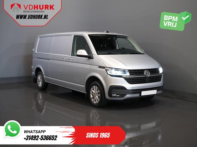 Volkswagen TRANSPORTER T6.1 2.0 TDI L2 150 pk Aut. LED/ Adapt.Cruise/ Carplay/ Standkachel/ Stoelverw./ Airco/ Camera/ PDC/ 16'LMV/ Trekhaak