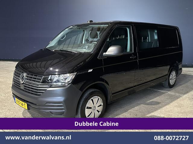 Volkswagen TRANSPORTER 2.0 TDI 150pk Automaat L2H1 Dubbele Cabine Euro6 Airco | 6-Zits | Camera | Navigatie | Apple Carplay | Cruisecontrol Android Auto, Stoelverwarming, 2500kg Trekhaak, Achterklep