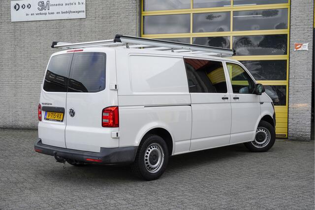 Volkswagen TRANSPORTER 2.0 TDI L2H1 Comfortline BJ2018 Pdc | Trekhaak | Airco | Cruise control | Extra getint glas | Tussenschot+Raam | Zijdeur | Achterdeuren+Raam | Imperiaal