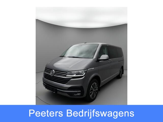 Volkswagen TRANSPORTER 2.0 TDI L2H1 30 DC Caravelle Virtual, Adaptieve Cruise, Camera, 2 x Electrische deur, 199pk, LED, Leder, Clima, Stoelverwarming, Carplay, Automaat, Uniek!