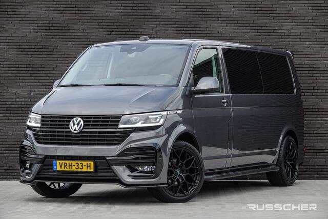 Volkswagen TRANSPORTER L2H1 2.0Tdi 150Pk DSG7 | Bulli | 75 Edition | Stoel-Stoel | Spoilerpack | Leder | Treeplanken | Trekhaak | 20''