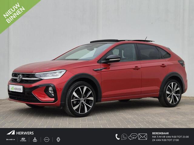 Volkswagen Taigo 1.5 TSI R-Line Automaat / Comfort-pakket / R-line pakket / Design-pakket / Apple Carplay Android Auto / Glazen schuif- en kanteldak / Achteruitrijcamera / Adaptief CC / Stoelverwarming / Trekgewicht 1200 kg / Keyless Entry/Start /
