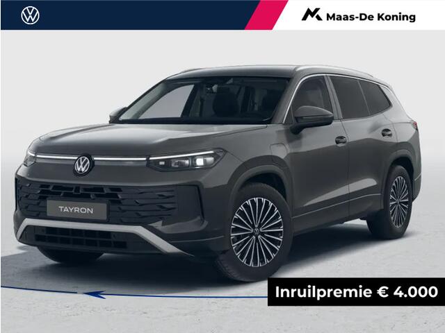 Volkswagen Tayron Life Edition 1.5 eHybrid 204 pk 6 versn. DSG · Comfort pakket · Trekhaak inklapbaar, met elektrische ontgrendeling, incl. aanhangermanoeuvreerhulp Trailer Assist ·