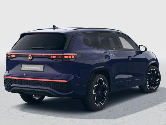 Volkswagen Tayron 1.5 eHybrid R-Line Edition 204 pk 6 versn. DSG · Black Style Pakket · Comfort Pakket · Trekhaak inklapbaar, met elektr. ontgrendeling, incl. aanhangermanoeuvreerhulp Trailer Assist ·