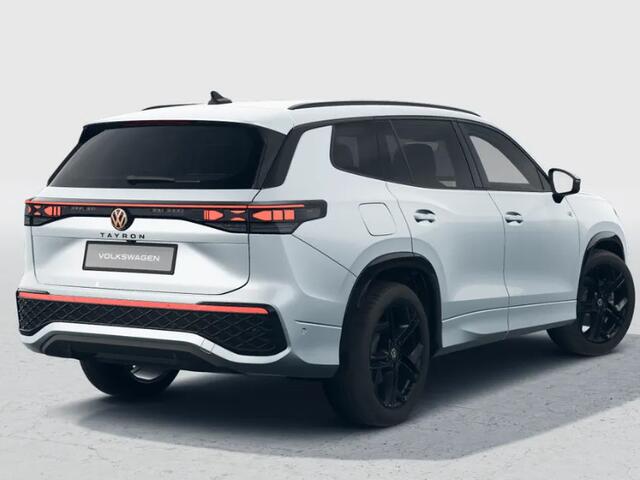 Volkswagen Tayron R-Line Edition 1.5 eHybrid 272 PK 6 versn. DSG · Black Style Pakket · Comfort Pakket Plus · Interieur Style Pakket · High-end geluidsysteem 'Harman Kardon' · Interieur Style Pakket · Panoramaschuif-kanteldak · Trekhaak inklapbaar ·