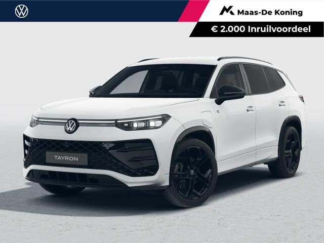 Volkswagen Tayron R-Line 1.5 eHybrid 204 PK 6 versn. DSG · Achteruitrijcamera · Draadloze telefoonverbinding · Black style pakket ·