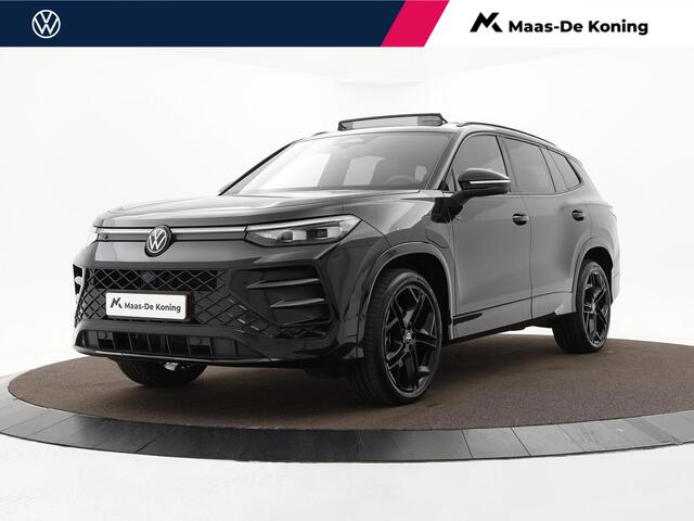 Volkswagen Tayron 1.5 eHybrid 204pk DSG R-Line Edition · SOH 100% · Panoramadak · 360 Camera · Inklap. Trekhaak · Matrix LED · Stuur- & Stoelverwarming + Massage · Garantie t/m 09-07-2029 of 100.000km