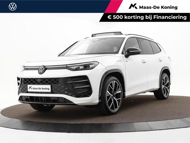 Volkswagen Tayron 1.5 eTSI 204pk DSG R-Line Edition · Panoramadak · 360 Camera · Inklap. Trekhaak · Massagestoelen · Stuur- & Stoelverwarming · Garantie t/m 21-10-2030 of 100.000km