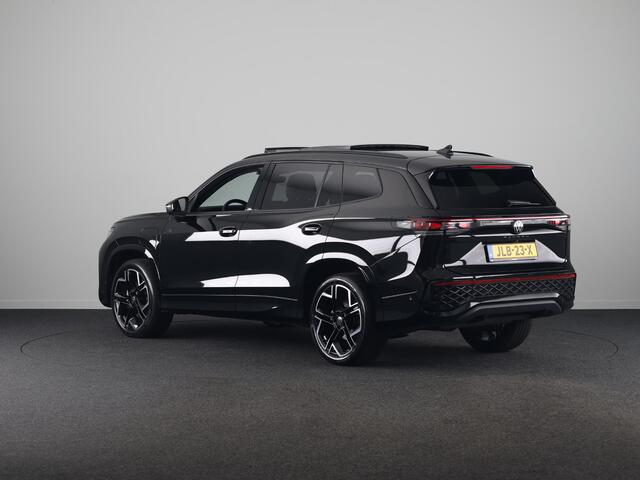 Volkswagen Tayron 1.5 eHybrid R-Line Edition 272 pk Automaat (DSG) | Verlengde garantie | Navigatie | Panoramadak | Trekhaak (wegklapbaar) | Parkeersensoren (Park assist) | Rondomzicht camera | Lederen bekleding | Stoelverwarming/ventilatie | R-Line |