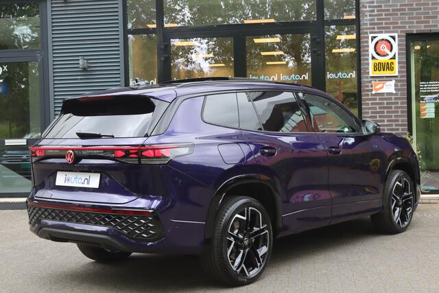 Volkswagen Tayron 1.5 eHybrid 272PK R-Line Black Style Leder/IQ.Light HD/Pano/HK/Keyless/360/Head up/DCC/ACC/Dodehoek/Trekhaak wegkl.