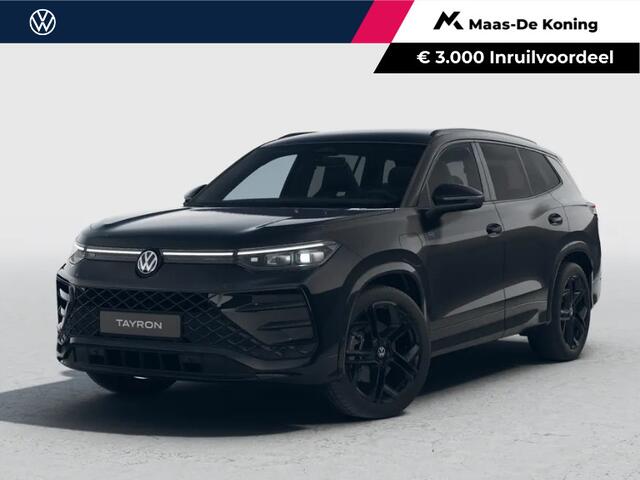 Volkswagen Tayron R-Line 1.5 eHybrid 204 PK 6 versn. DSG · Black Style Pakket · Interieur Style Pakket · Trekhaak inklapbaar, met elektrische ontgrendeling, incl. aanhangermanoeuvreerhulp Trailer Assist · Prijs is inclusief inruilpremie ·