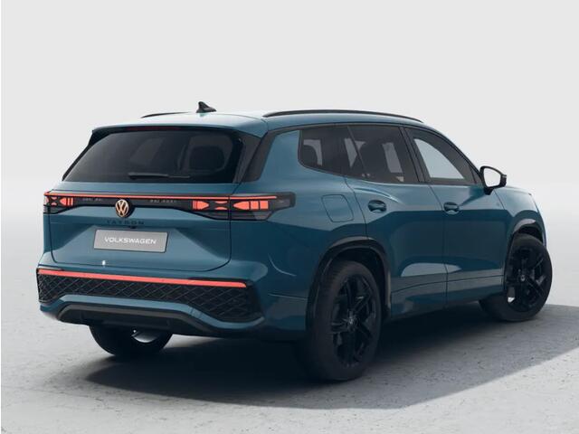Volkswagen Tayron R-Line Edition 1.5 eHybrid 204 PK 6 versn. DSG · Black Style Pakket · Panoramaschuif-kanteldak · Trekhaak inklapbaar, met elektrische ontgrendeling, incl. aanhangermanoeuvreerhulp Trailer Assist ·