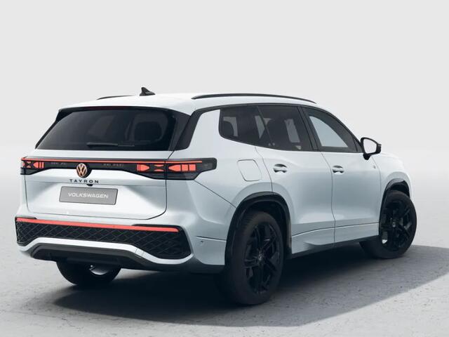 Volkswagen Tayron R-Line Edition 1.5 eHybrid 204 PK 6 versn. DSG · Black Style Pakket · Panoramaschuif-kanteldak · Trekhaak inklapbaar, met elektrische ontgrendeling, incl. aanhangermanoeuvreerhulp Trailer Assist ·
