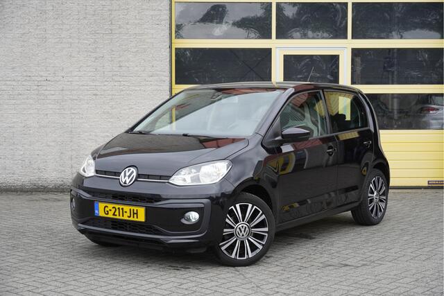Volkswagen UP! 1.0 BMT 5drs High Up! BJ2019 Lmv 16" | Led | Pdc | Trekhaak | Airco | Cruise control | Getint glas