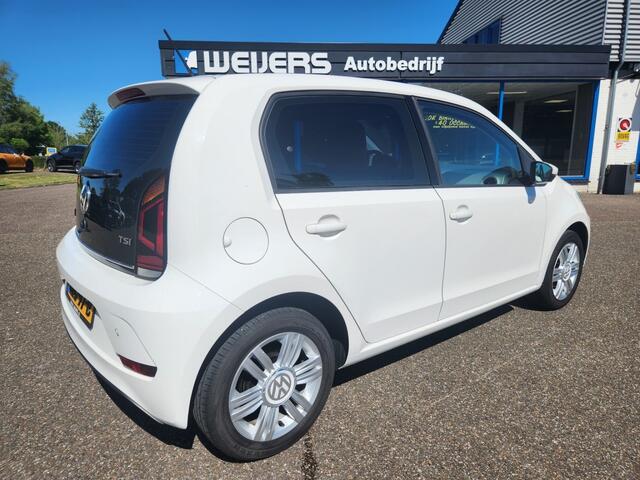Volkswagen UP! 1.0 TSI 90pk! HIGH UP!, Clima, Cruise, PDC, 15 inch lichtmetaal