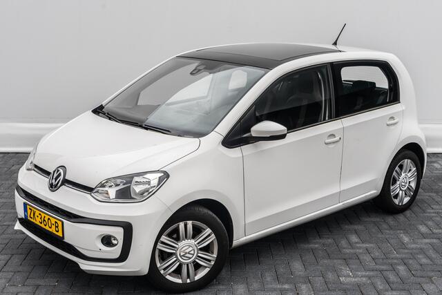 Volkswagen UP! 1.0 BMT high up! RIJKLAAR INCL : GARANTIE, | Panorama schuif-/kanteldak | Cr Control | 15 INCH LMV | STOEL VERW |