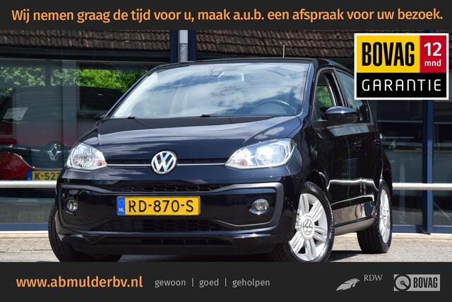 Volkswagen UP! 1.0 BMT high up! 60PK | Org. NL | BOVAG Garantie | Cruise Control | Airco | Bluetooth Telefoonverbinding | 15'' Velgen | Parkeersensoren Achter | LED Dagrijverlichting |