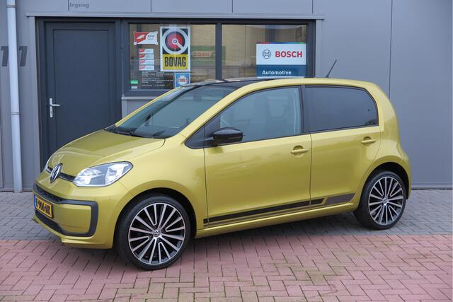Volkswagen UP! 1.0 BMT 44kw 60pk move up! Navi via Maps & more ,Bleutooth telefoon, Lichtmetalen velgen 17", Led , Cruisecontrol tegen ¤500,- meerprijs