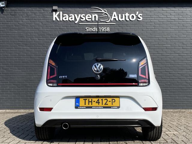 Volkswagen UP! 1.0 TSI GTI 116 pk | 17 inch lichtmetaal | stoelverwarming | climate control | zwart dak-spiegels | NL auto
