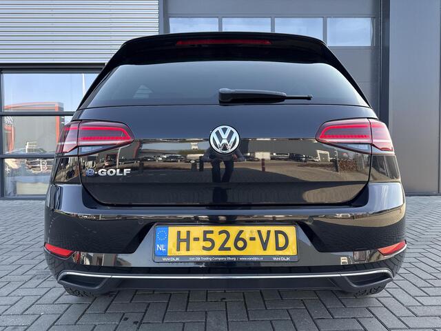 Volkswagen e-Golf E-DITION ?SOH 93% ?Virtual Cockpit ?Full LED ?Warmtepomp ?Keyless ?Sfeerverlichting ?BLIS ?Navigatie ?Climate ?Adapt. Cruise ?Parkeersensoren ?Lichtmetaal
