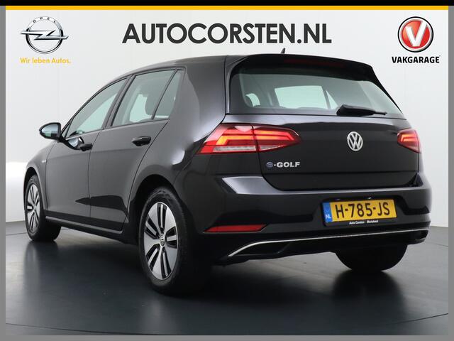 Volkswagen e-Golf AUT. Adaptive Cruise Apple Carplay Android Navi Climatronic Pdc Led Regen-Lichtsensor 36kWh Bluetooth Car-Net App-Connect E-DITION 1e Eigenaar