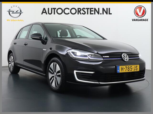 Volkswagen e-Golf AUT. Adaptive Cruise Apple Carplay Android Navi Climatronic Pdc Led Regen-Lichtsensor 36kWh Bluetooth Car-Net App-Connect E-DITION 1e Eigenaar