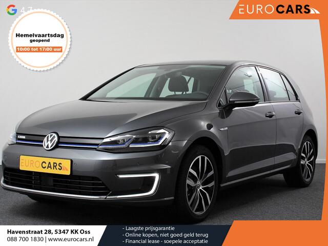 Volkswagen e-Golf ¤ 2000,- subsidie mogelijk ! | Navigatie | Climate control | Virtual cockpit | Parkeersensoren V+A | DAB+ | Adaptive Cruise Control | 17"Lichtmetalen velgen