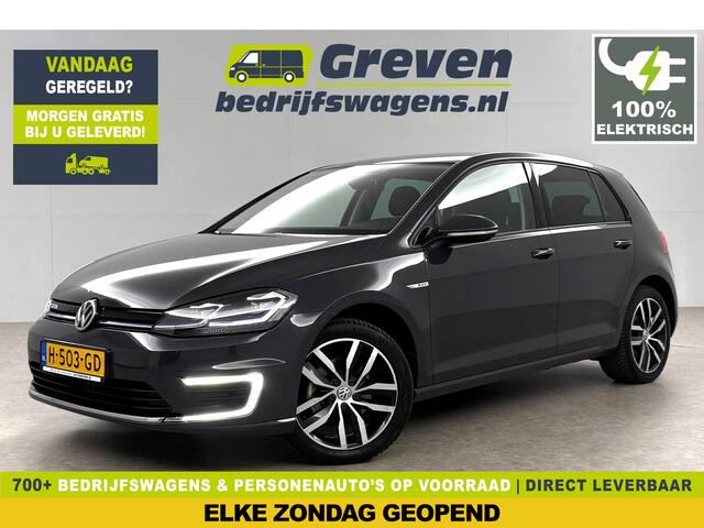 Volkswagen e-Golf E-DITION 136PK ELEKTRISCH | LED Virtual Clima Cruise Navigatie PDC 17''LMV