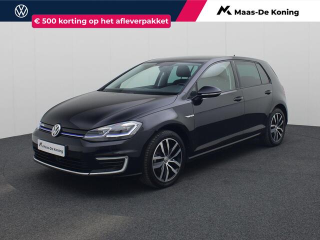 Volkswagen e-Golf E-DITION 100kW/136PK · Navigatie · LED · Camera + Parkeersensoren · Warmtepomp ·