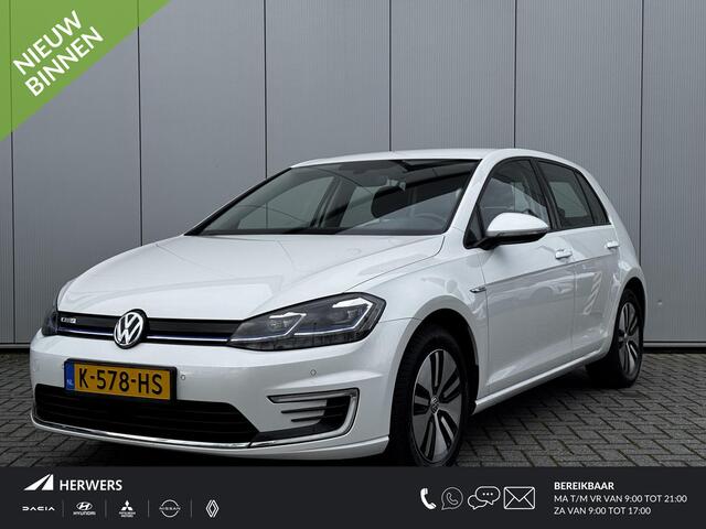 Volkswagen e-Golf E-DITION / Navigatie / SOH 93% / Parkeersensoren v+a / Adaptieve Cruise Control /