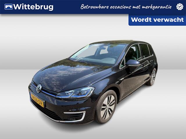 Volkswagen e-Golf E-DITION / SOH 91%/ AUTOMAAT/ LEER/ ADAPTIVE CRUISE/ PARK.SENSOREN/ CAMERA/ STOELVERWARMING/ NAVI/ CLIMA/ 16'' LMV