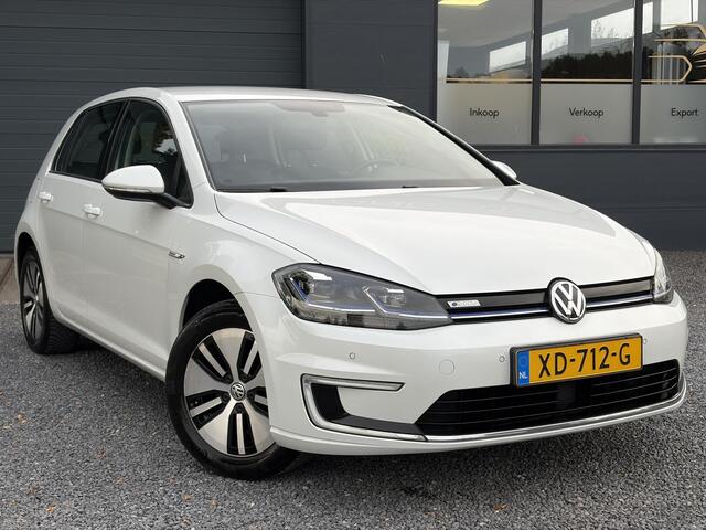 Volkswagen e-Golf e-Golf ?SOH 85,18 %?2e Eigenaar?Carplay?Navi?Clima?Cruise?Pdc V+A?136pk?Lm velgen?Bj 12-2018?N.A.P?Apk tot 10-2027