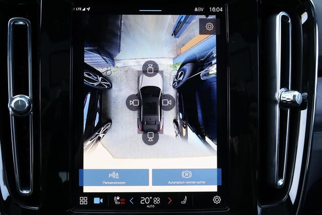 Volvo C40 Extended Range Ultimate 82 kWh - Panoramadak - IntelliSafe Assist & Surround - 360º Camera - Verwarmde voorstoelen & stuur - Parkeersensoren voor & achter - Elektr. bedienb. voorstoelen met geheugen links - Draadloze tel. lader - Warmtepomp - Extra getint