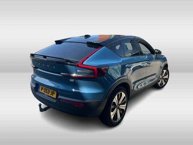 Volvo C40 Recharge Twin Intro Edition 78 kWh / Trekhaak / Panoramadak / 360Camera / 19'' / Interieurvoorverwarming / Harman Kardon / Keyless / Navigatie / Dodehoek / DAB / ACC / Stoelverwarming / Stuurverwarming / Warmtepomp