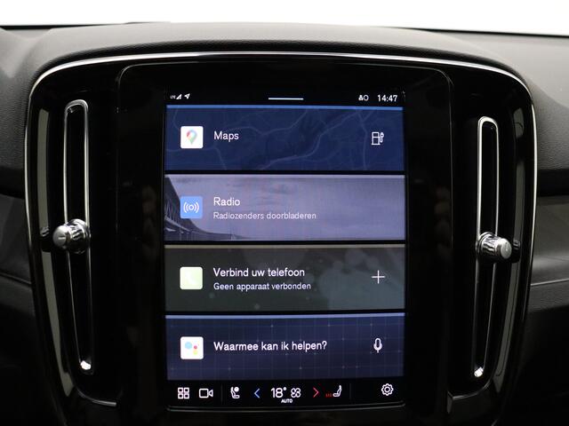 Volvo C40 Extended Range Plus 82 kWh / El. Trekhaak / Nubuck / Getint glas / Gratis onderhoud t/m 17-01-2028 / Climate /