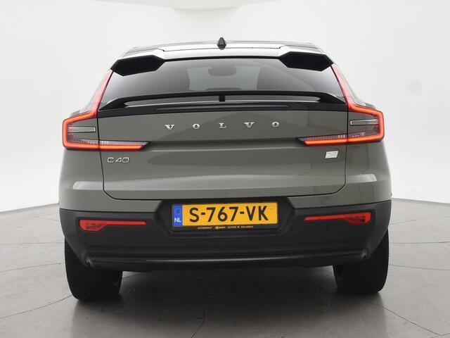 Volvo C40 RECHARGE TWIN ULTIMATE 78 kWh 408 PK SAGE GREEN + ELEK. TREKHAAK | 20 INCH | PANORAMA | PILOT ASSIST | ACC | HK