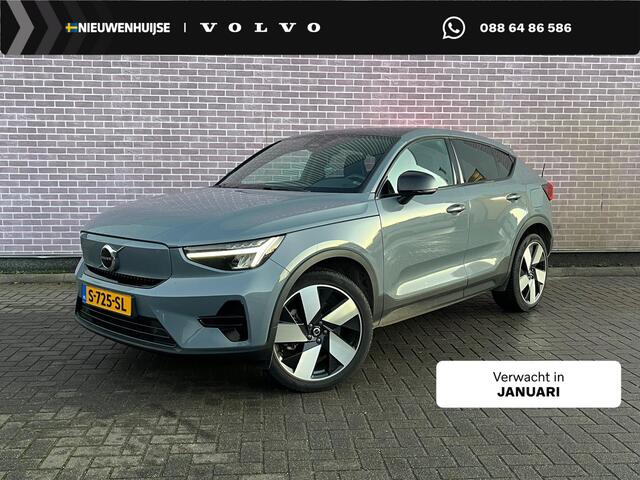 Volvo C40 Single Motor 69 kWh Core | Stoel en stuurwielverwarming | Camera | Panoramadak | Google | 20 inch lichtmetaal | Draadloos opladen | Sportstoelen | Carplay | Getint glas