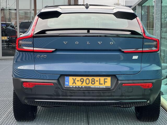 Volvo C40 Single Motor Plus 69 kWh Panorama dak, Verwarmde stoelen voor verwarmd stuurwiel, Blis, Adaptive cruise control+ Pilot assist, Electr. achterklep, Parkeer camera, Apple car Play/Android auto