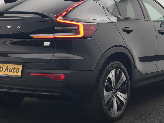 Volvo C40 Recharge Twin Plus 78 kWh 408pk Dealer O.H. | Panodak | Adaptive Cruise | Camera | Alcantara Sportstoelen Verwarmd | Google Assistent | Keyless | Blis | Stuur Verwarmd | Warmtepomp | Apple Carplay | DAB | 19"L.M |