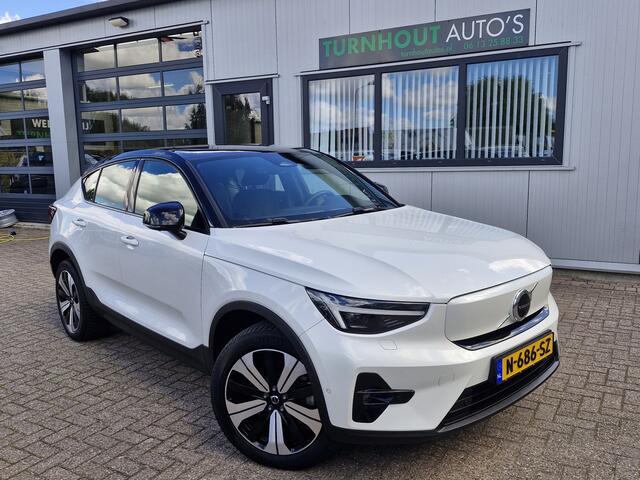 Volvo C40 Recharge Twin Intro Edition 78 kWh | Crystal White Pearl | getinten ramen | warmte pomp