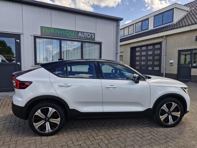 Volvo C40 Recharge Twin Intro Edition 78 kWh | Crystal White Pearl | getinten ramen | warmte pomp