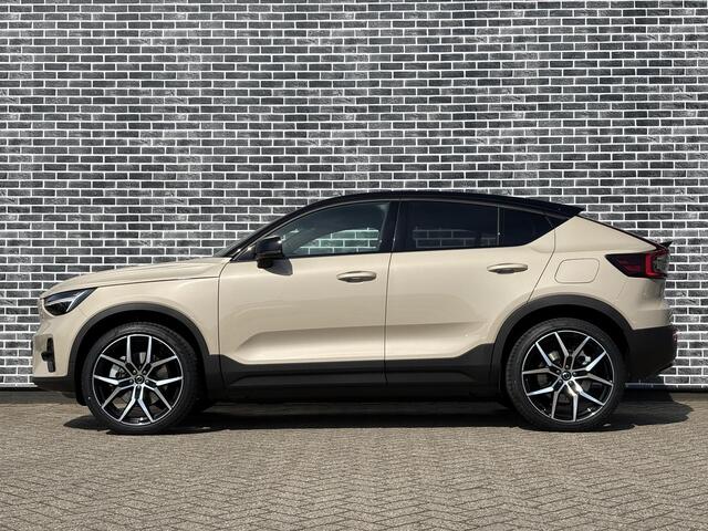 Volvo EC40 Single Motor Extended Range Plus | Google | Longe Range | Pano Dak | Keyless | Harman Kardon Audio | Elektrische Achterklep | Camera | Stoel-/Stuurverwarming | Adaptieve Cruise | Getint Glas | Luxe Bekleding | Zitverlenging | 21" Polestar LM