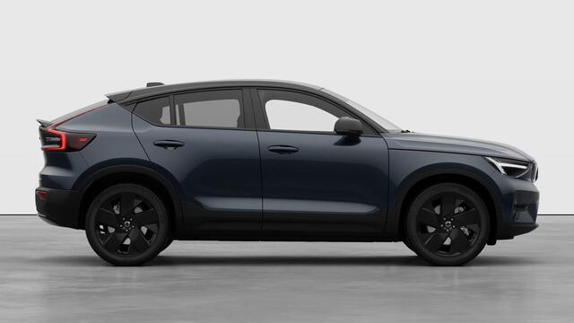 Volvo EC40 Single Motor Extended Range Plus Black Edition | Verwacht Dec. 2025 | 360º Camera | Extra Getint Glas | Harman Kardon Premium Audio | Google Infotainment | Keyless Entry | Stoel/Stuurverwarming |