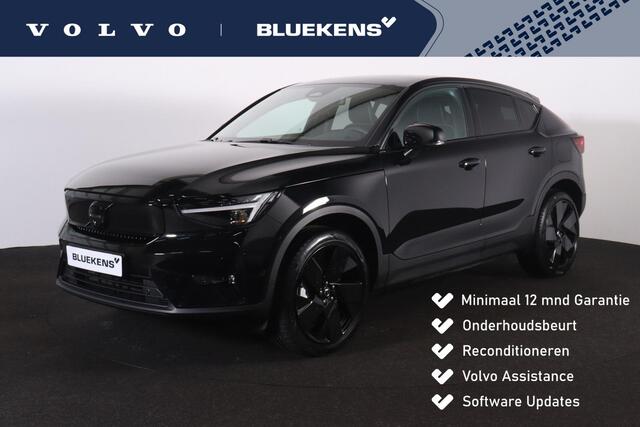 Volvo EC40 Performance Ultra 82 kWh - Panoramadak - IntelliSafe Assist & Surround - 360º Camera - Harman/Kardon audio - Verwarmde voorstoelen, stuur & achterbank - Parkeersensoren voor & achter - Elektr. bedienb. voorstoelen met geheugen links - Warmtepomp - Extra g