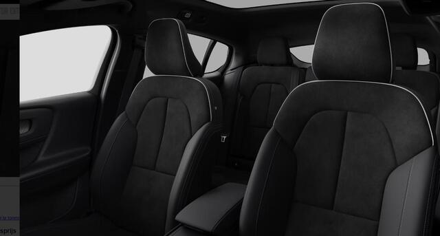 Volvo EC40 Single Motor Ext. Range Ultra Bl.Ed. Europa 82 kWh | Long Range | Google | Getint Glas | Adaptieve Cruise Control | Dodehoekdetectie | Panoramadak | Elek. Stoelen | Memory | Warmtepomp | Stoelverwarming Voor + Achter | Zitverlenging | 20" LM