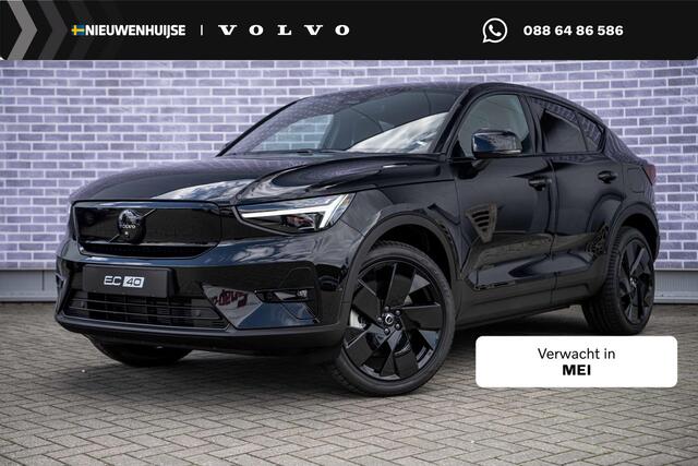 Volvo EC40 Single Motor Plus Black Edition Europa 70 kWh | Panoramadak | Parkeer Camera | Adaptieve Cruise Control | Harman/Kardon | Achterbank Verwarming | Warmtepomp |