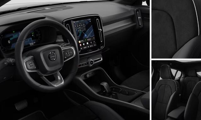 Volvo EC40 252PK Automaat Single Ext. Range Ultra Europa / Panoramadak / Adaptive cruise control / 360 Camera / Elektrisch bedienbare stoelen met geheugen / Apple Carplay / Android auto /